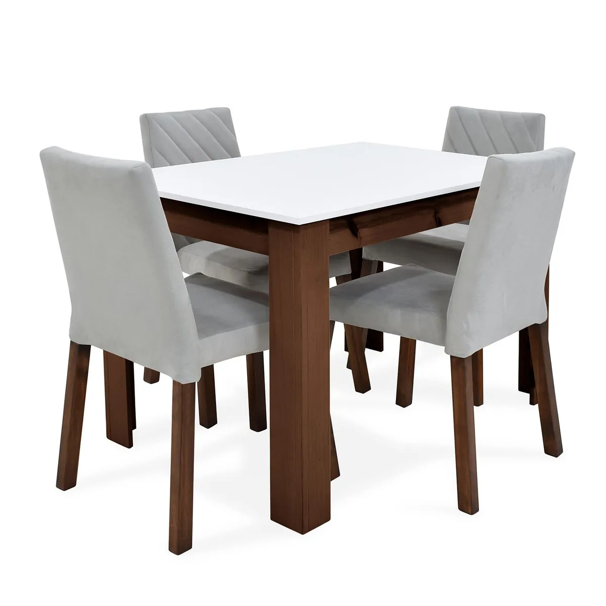 MICA - Juego de Comedor Moderno para 4 Personas (Comedor + 4 Sillas) Mica