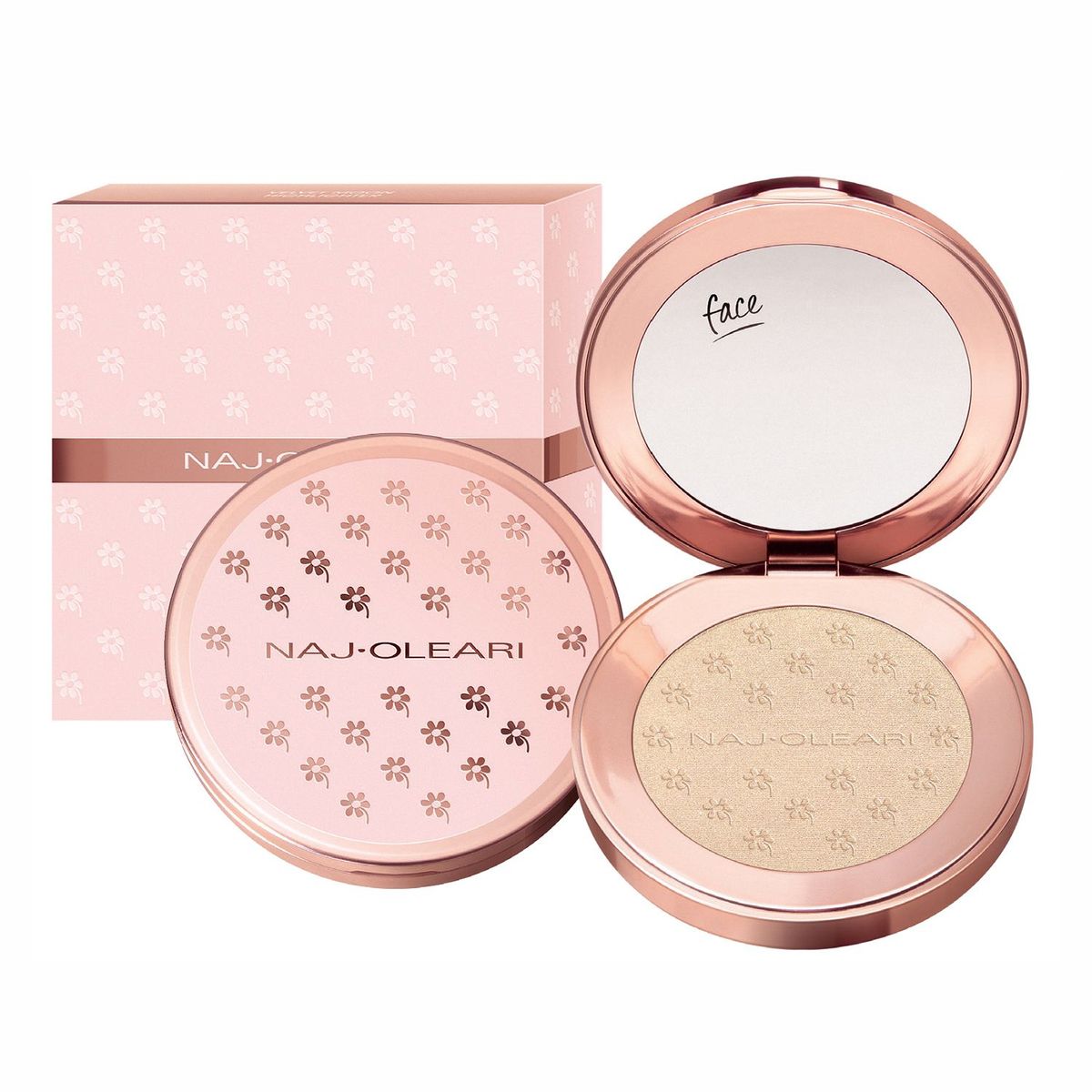 NAJ OLEARI - Iluminador de rostro Compacto Velvet Moon Naj Oleari 4 g