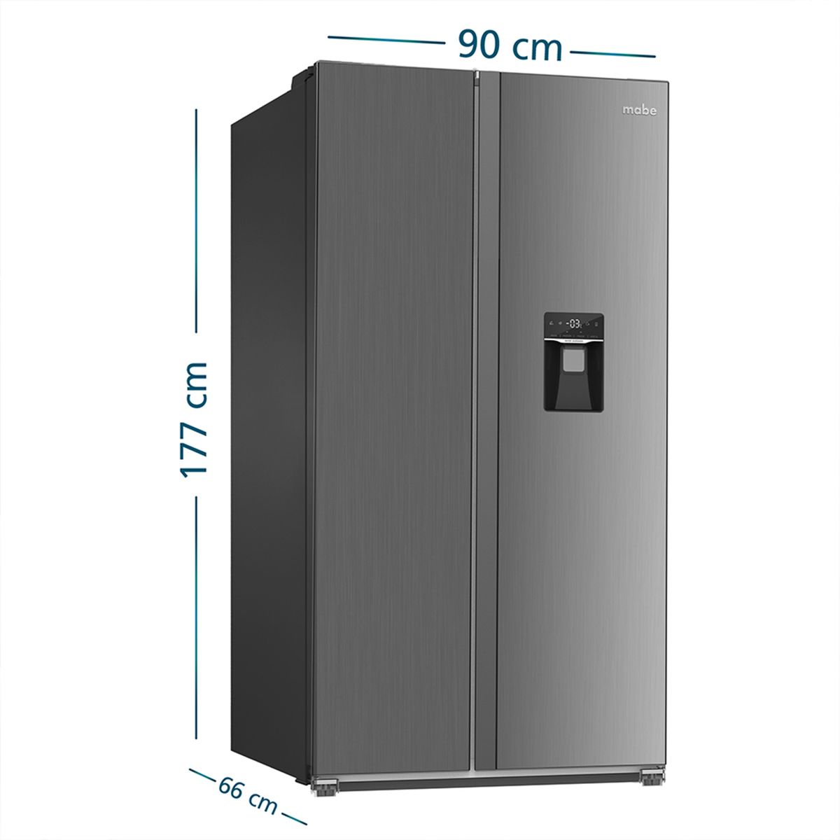 MABE - Nevecón Side by Side Mabe 529 lt Netos MSL521QMLSS0