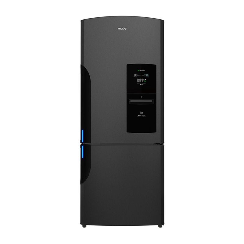 MABE - Nevera Bottom Freezer 542 L Brutos Black Steel Mabe RMB520IWBQP1