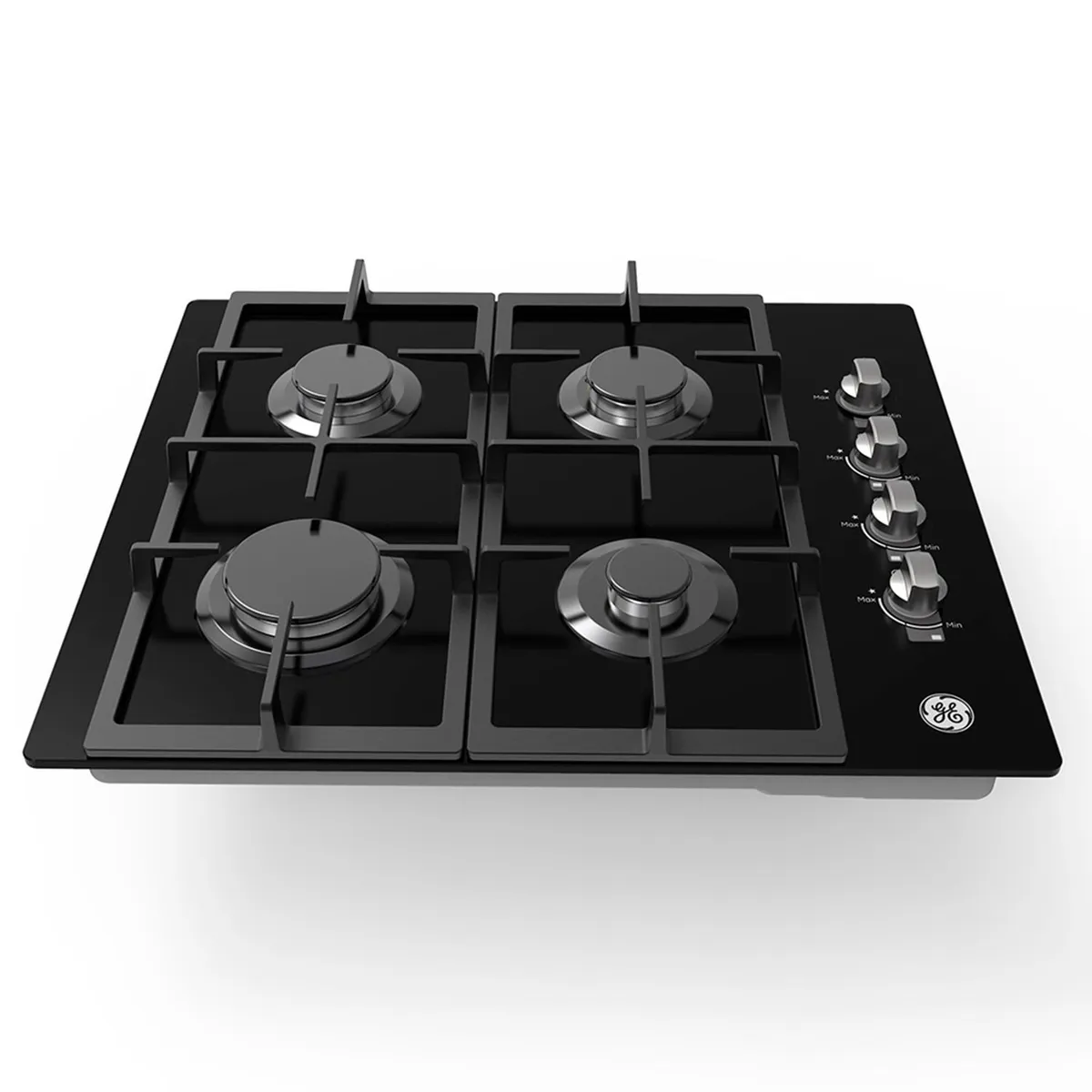 GENERAL ELECTRIC - Estufa empotrable a gas de 60 cm GE Appliances vidrio negro CGG6020V1