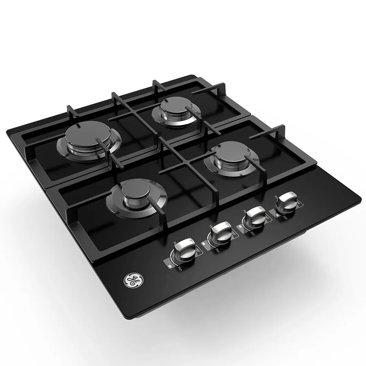 GENERAL ELECTRIC - Estufa empotrable a gas de 60 cm GE Appliances vidrio negro CGG6020V1