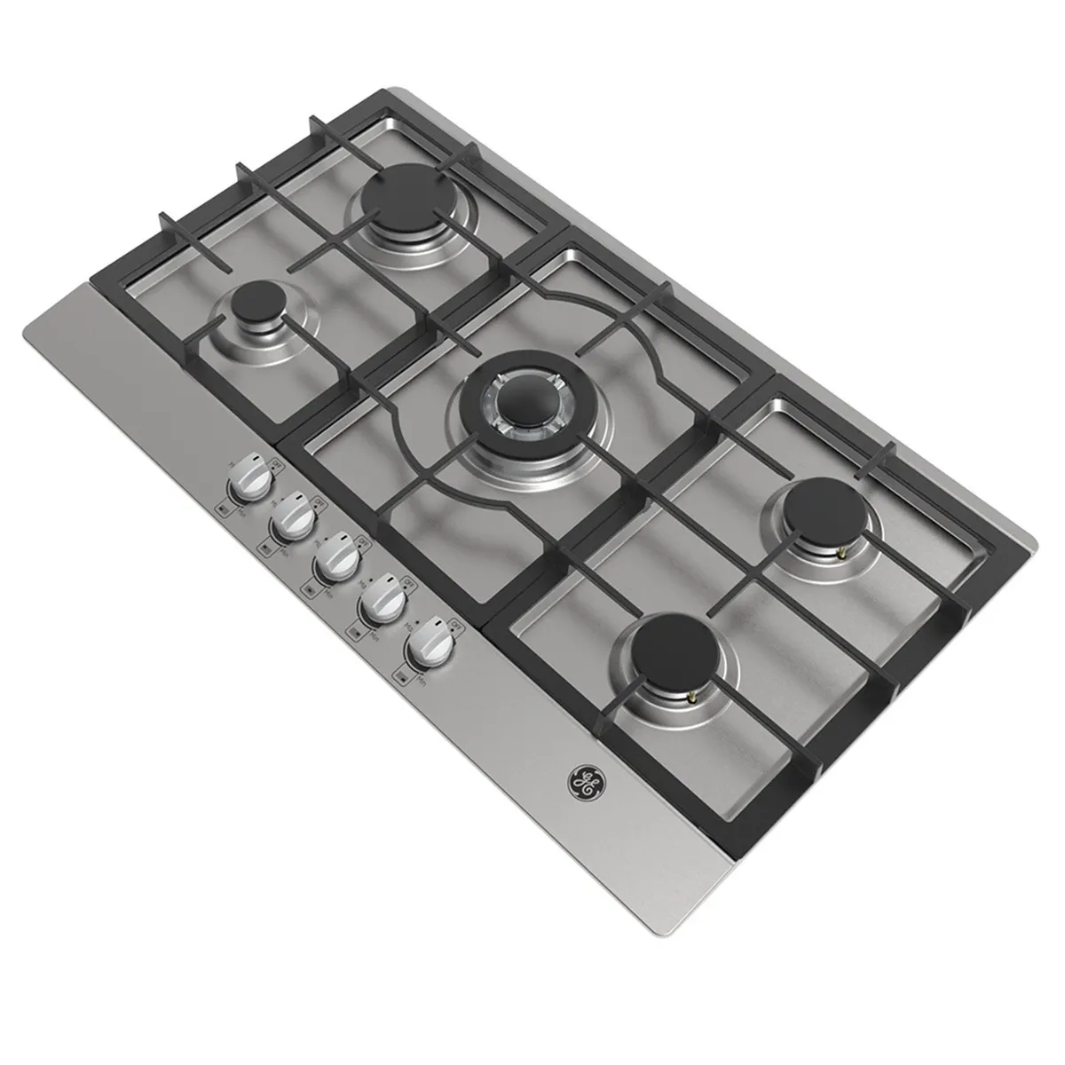 GENERAL ELECTRIC - Cubierta de empotre a gas de 86 cm GE Appliances Inoxidable CGG8610I2