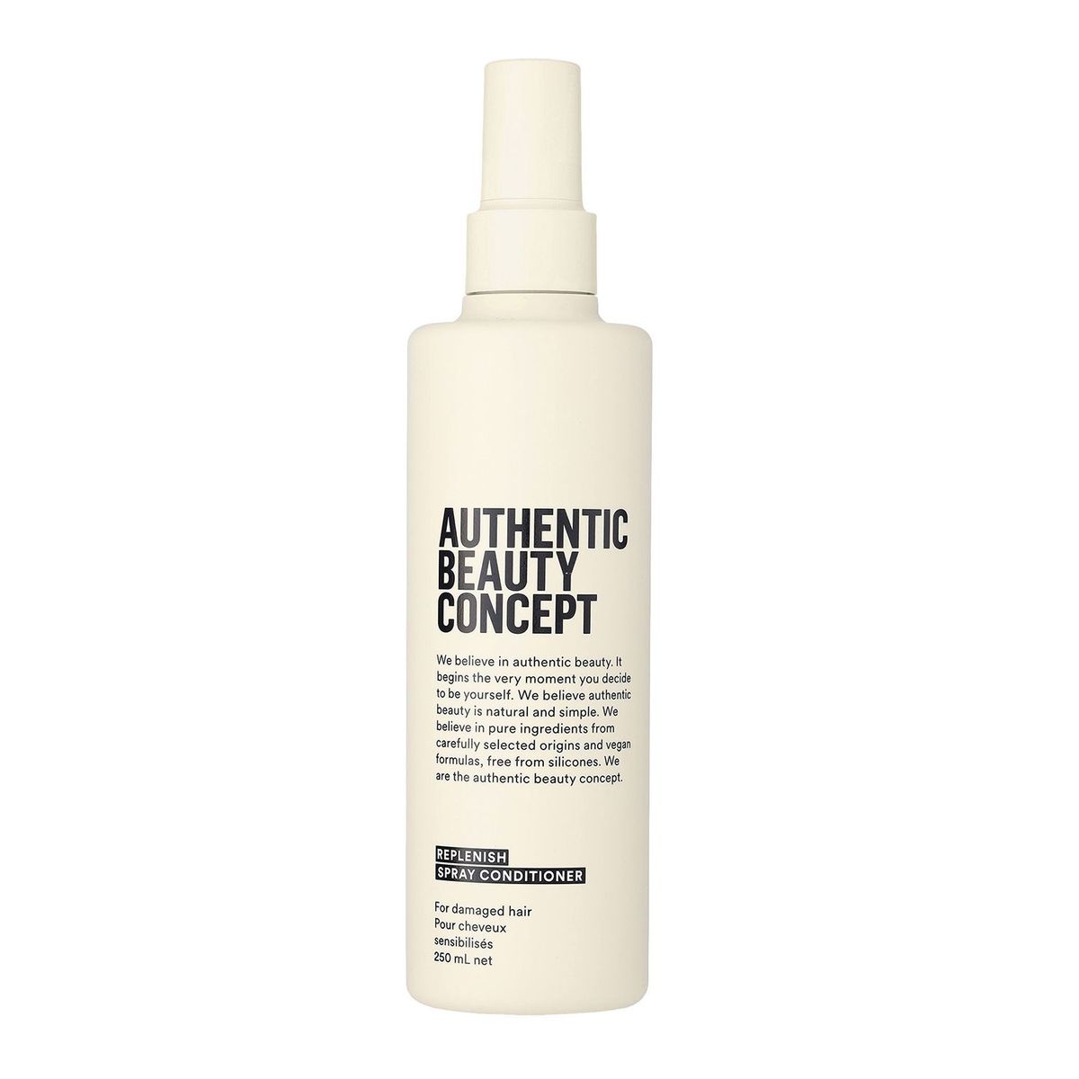 AUTHENTIC BEAUTY CONCEPT - Acondicionador Spray Authentic Beauty Concept Replenish para Cabello Maltratado Reparación 250 ml