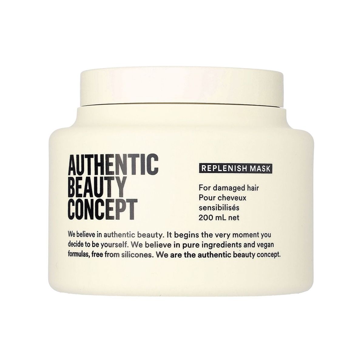 AUTHENTIC BEAUTY CONCEPT - Mascarilla Capilar Authentic Beauty Concept Replenish para Cabello Maltratado Reparación 200 ml