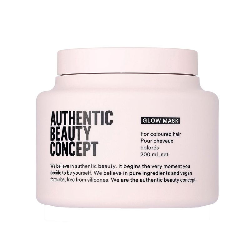 AUTHENTIC BEAUTY CONCEPT - Mascarilla Capilar Authentic Beauty Concept Glow para Cabello Tinturado Protección del color 200 ml
