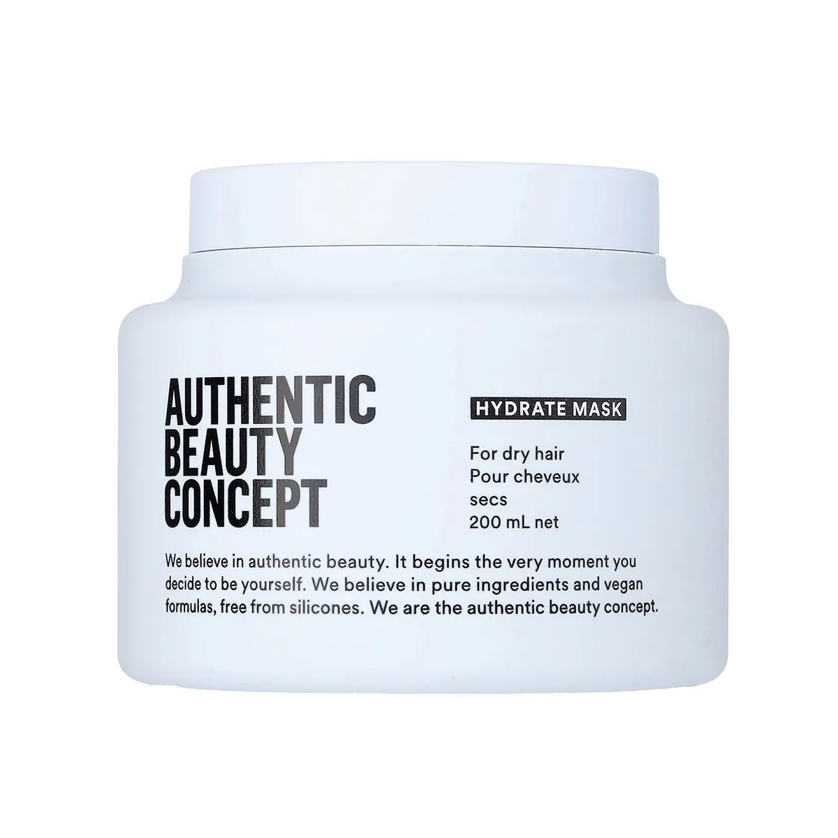 AUTHENTIC BEAUTY CONCEPT - Mascarilla Capilar Authentic Beauty Concept Hydrate para Cabello Seco Hidratación 200 ml