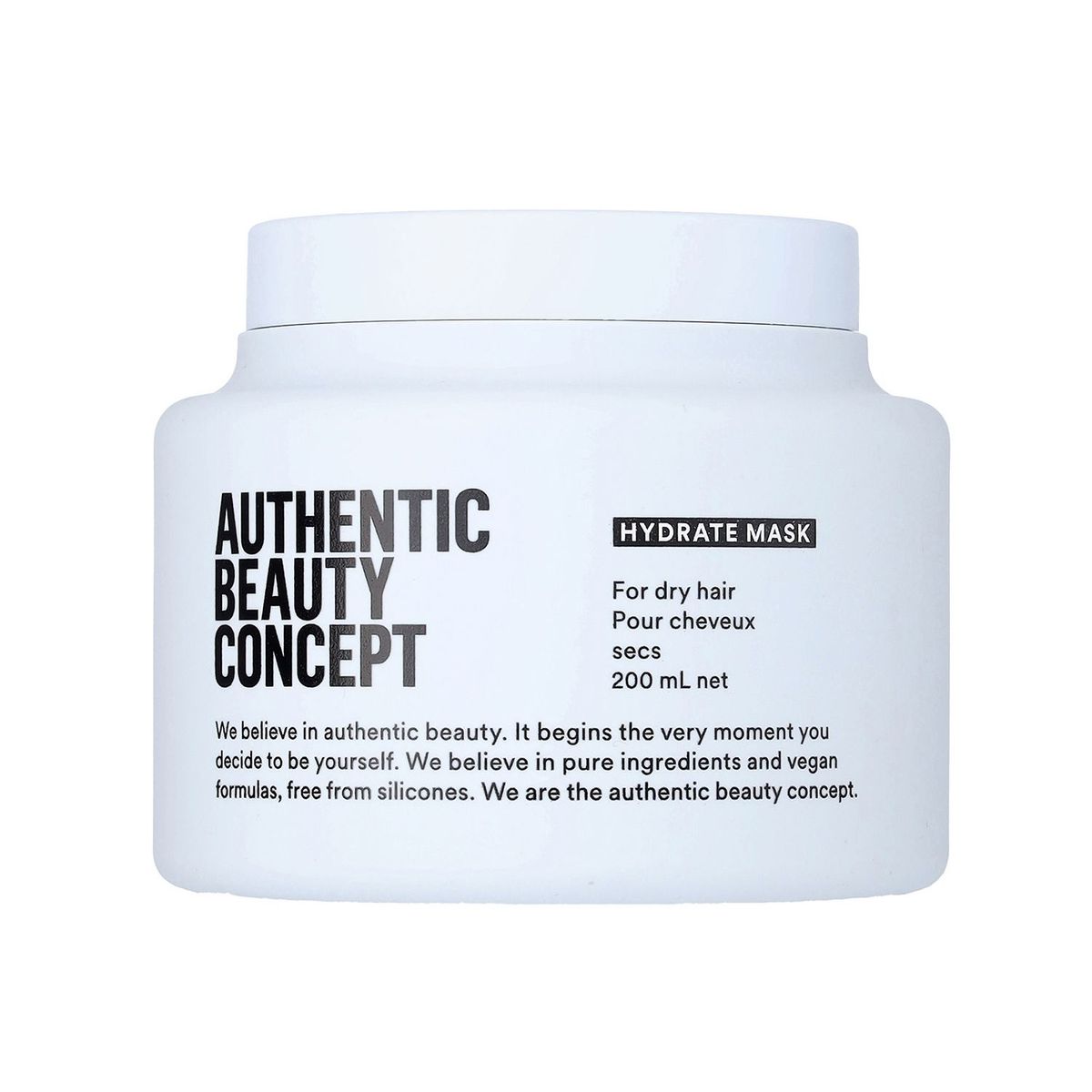 AUTHENTIC BEAUTY CONCEPT - Mascarilla Capilar Authentic Beauty Concept Hydrate para Cabello Seco Hidratación 200 ml