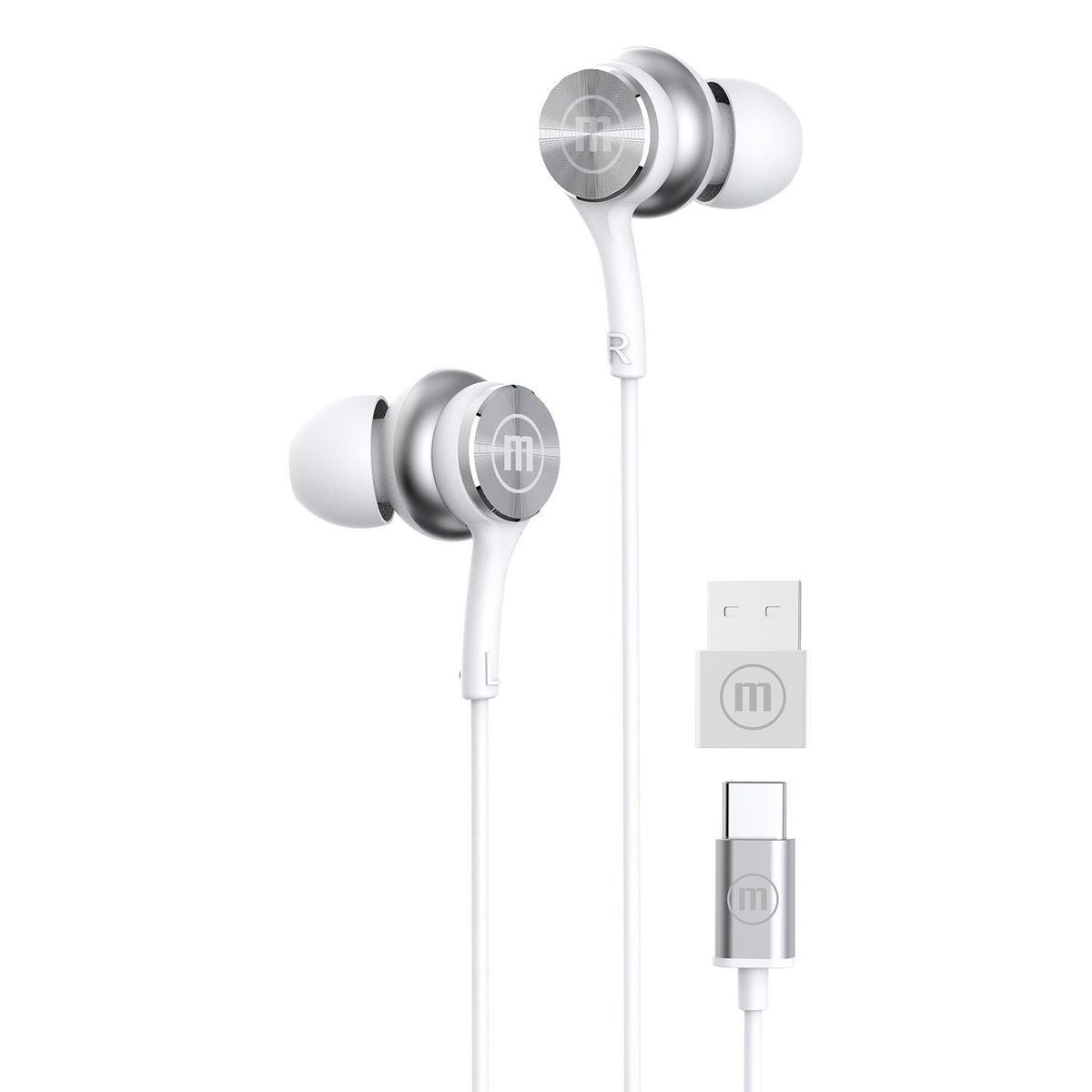 MAXELL - Audífonos earbuds Maxell EB-XC1 TIPO-C  