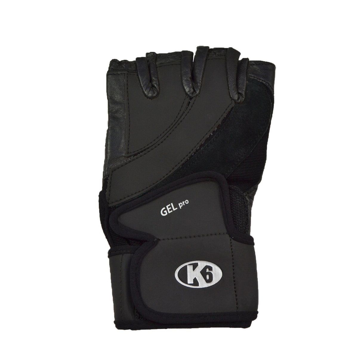 K6 - Guantes para gimnasio de cuero ideal para pesas