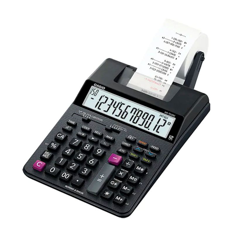 CASIO - Calculadora Casio Rollo 12D
