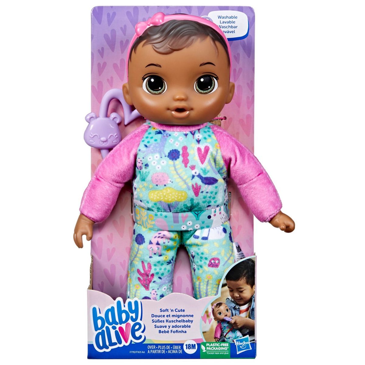 BABY ALIVE - Muñeca Baby Alive : Muñeca cabello castaño