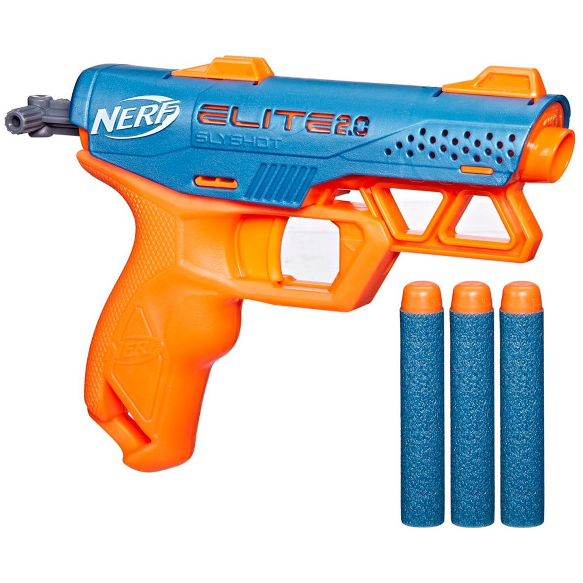 NERF - Lanzador Nerf Elite 2.0 Slyshot, incluye (Lanzador y 3 dardos). A partir de 8 años.