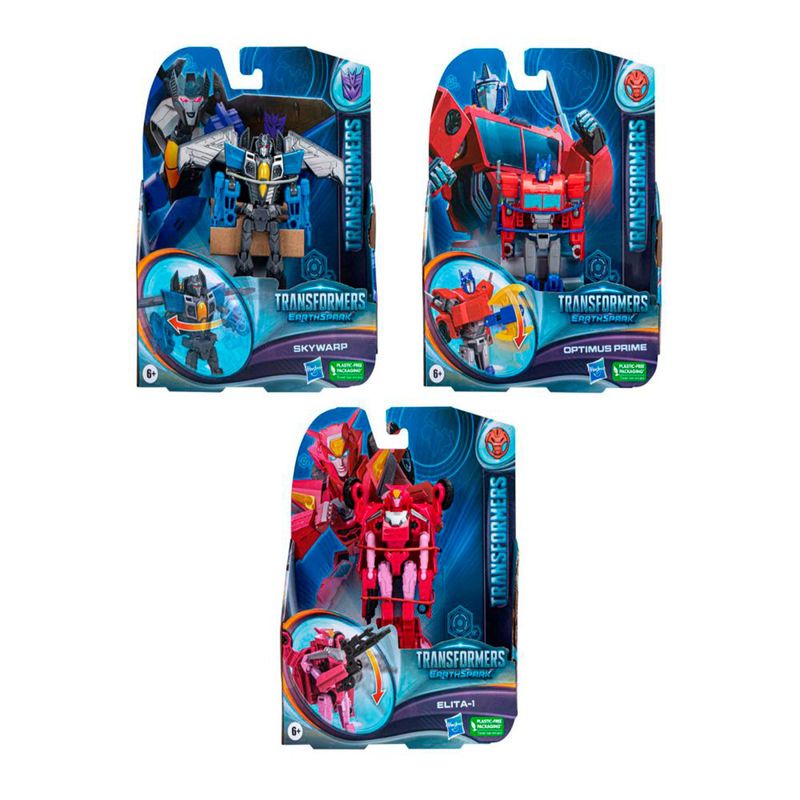 TRANSFORMERS - Figura de acción Earthspark Terran Thrash Transformers