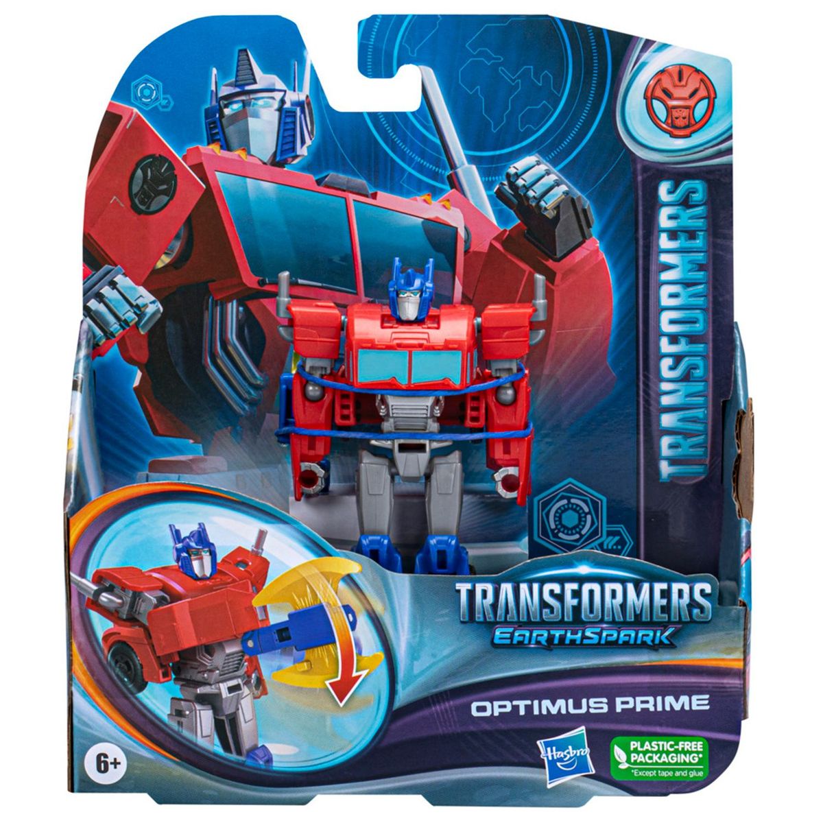 TRANSFORMERS - Figura de acción EarthSpark Optimus Prime Transformers