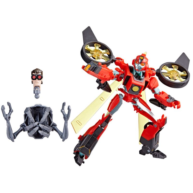 TRANSFORMERS - Figura de acción EarthSpark Terran Twitch Transformers