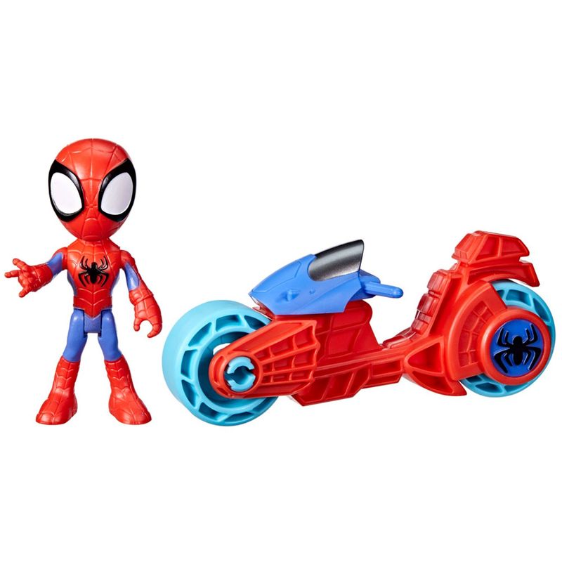 SPIDEY - Spiderman Figura de acción Spidey y sus sorprendentes amigos en motocicleta