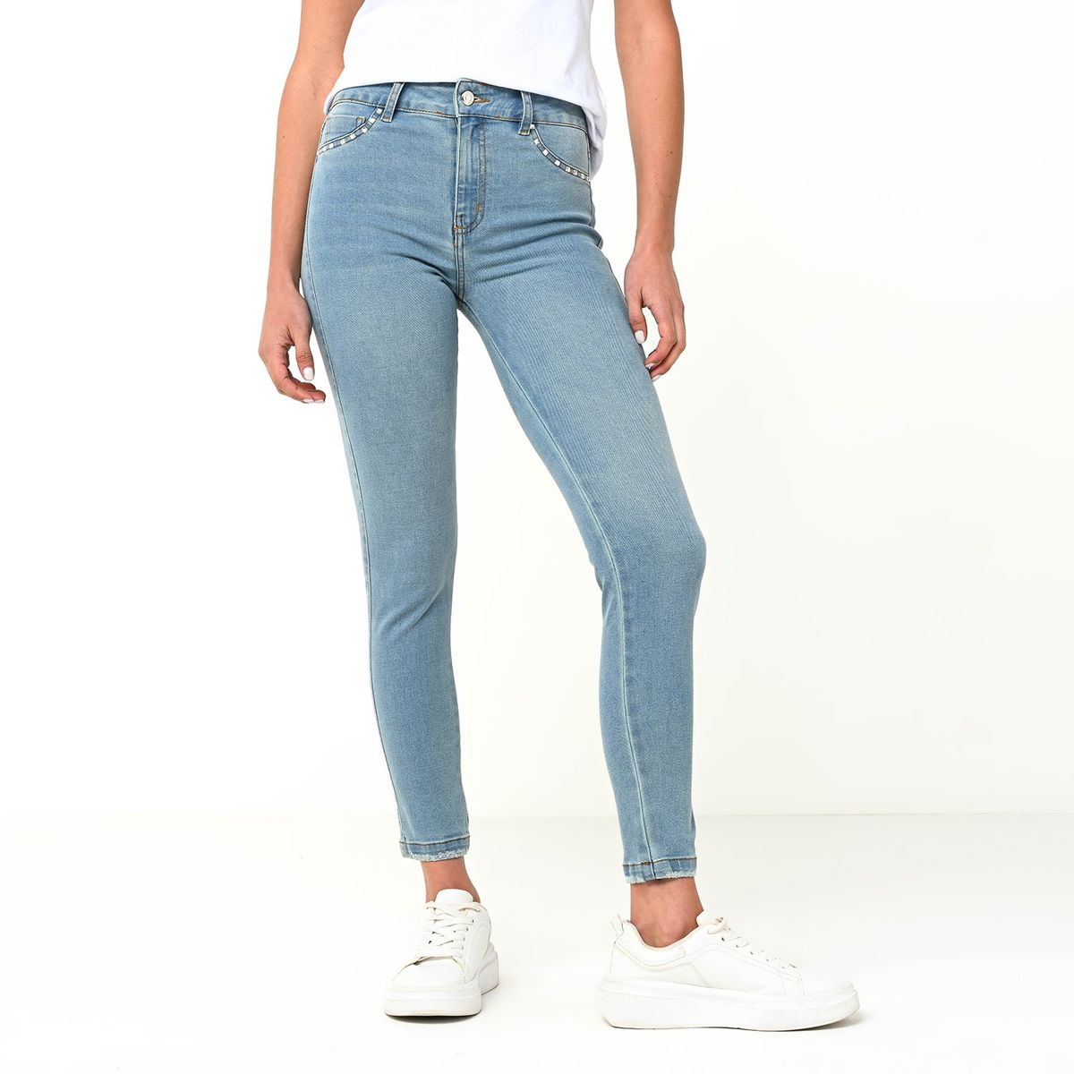 MOSSIMO - Jean Skinny Mujer Tiro medio Mossimo