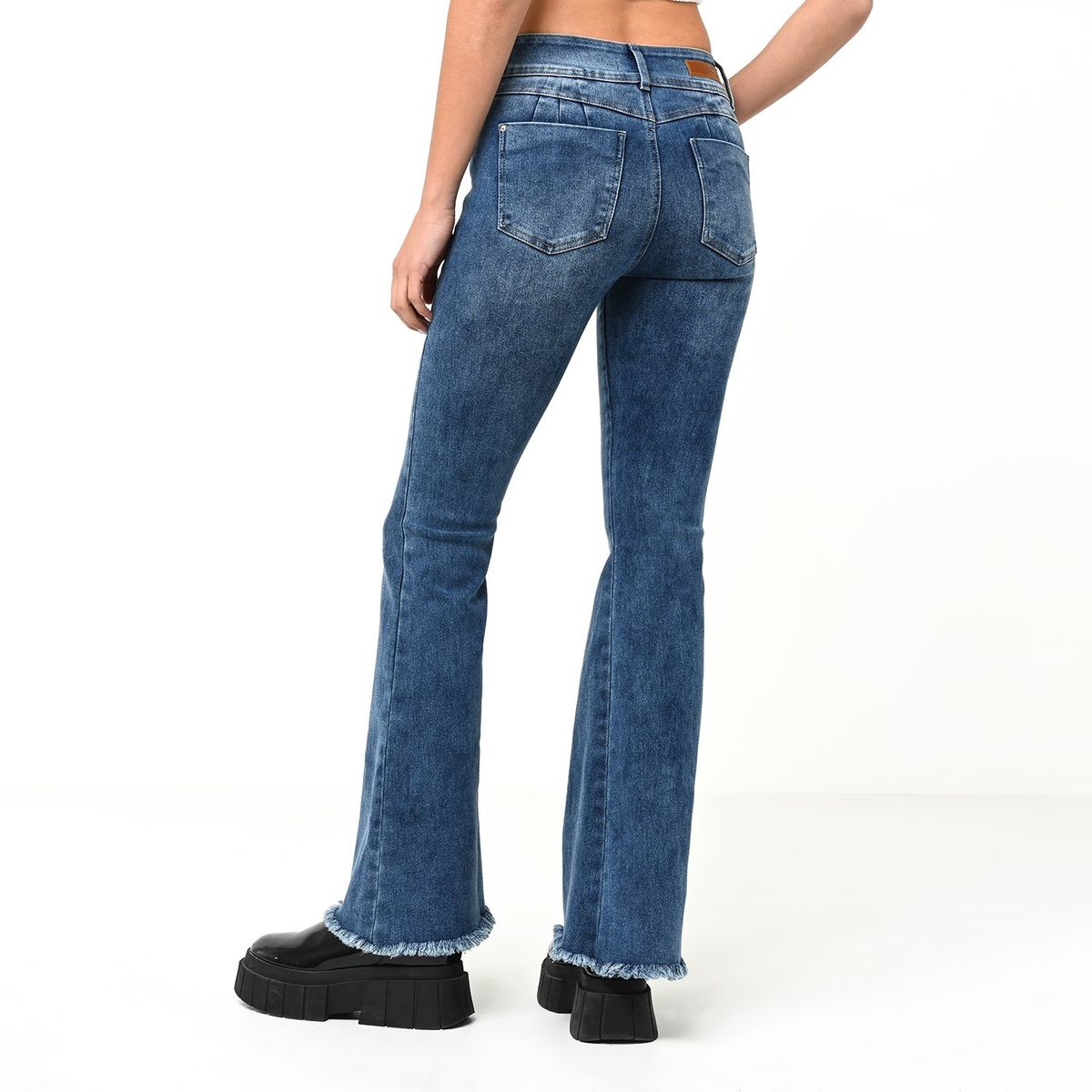 MOSSIMO - Jean Flare Mujer Tiro medio Mossimo