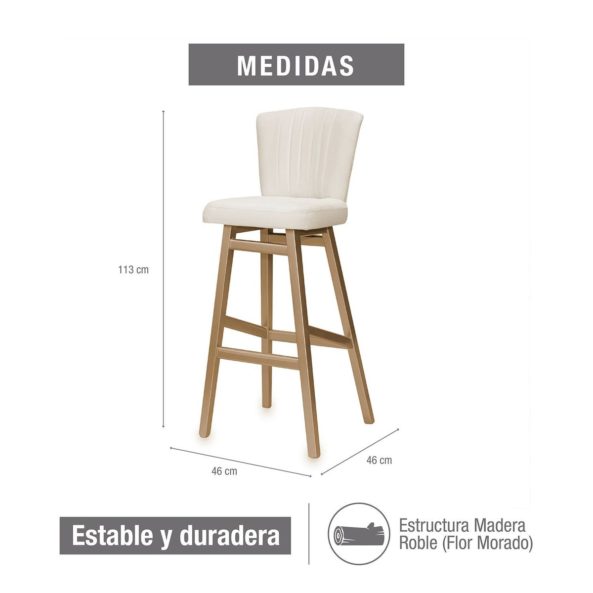 MICA - Silla de bar Regina