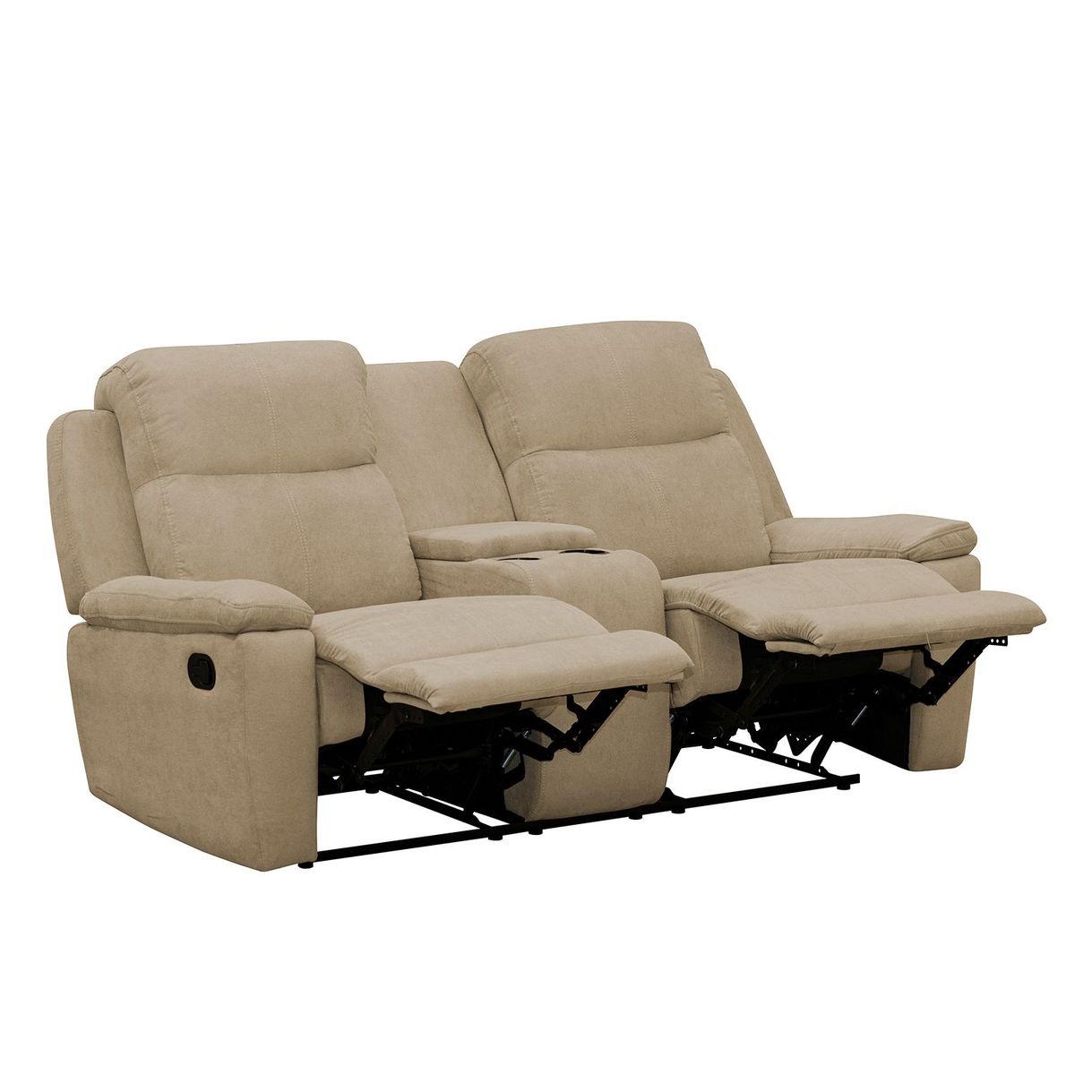 MICA - Sofá reclinable Marsella 2 puestos Microfibra