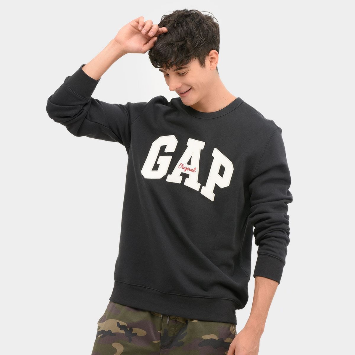 GAP - Buzo Hombre con Logo de Algodón Gap