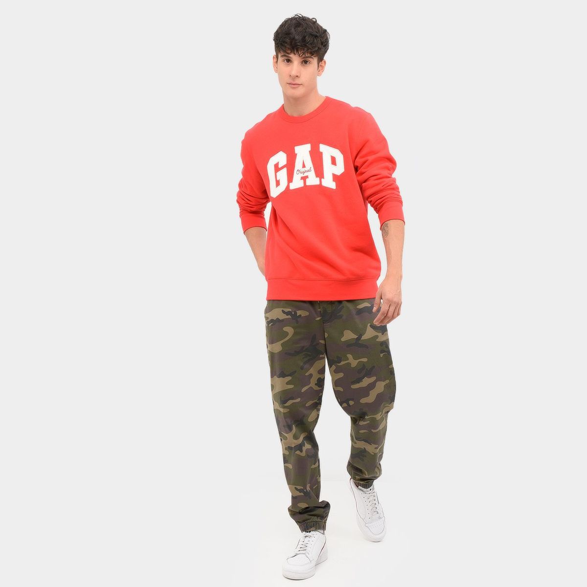 GAP - Buzo Hombre con Logo de Algodón Gap