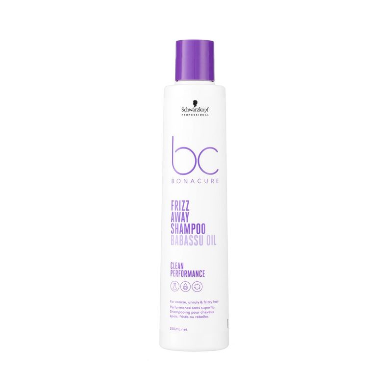 BONACURE BY SCHWARZKOPF - Shampoo Bonacure By Schwarzkopf Frizz Away Limpieza 250 ml