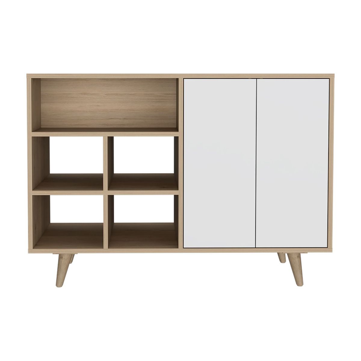 Mesa Auxiliar Moderna Rectangular en Melamina 50 x 74 x 104 cm Rta ...