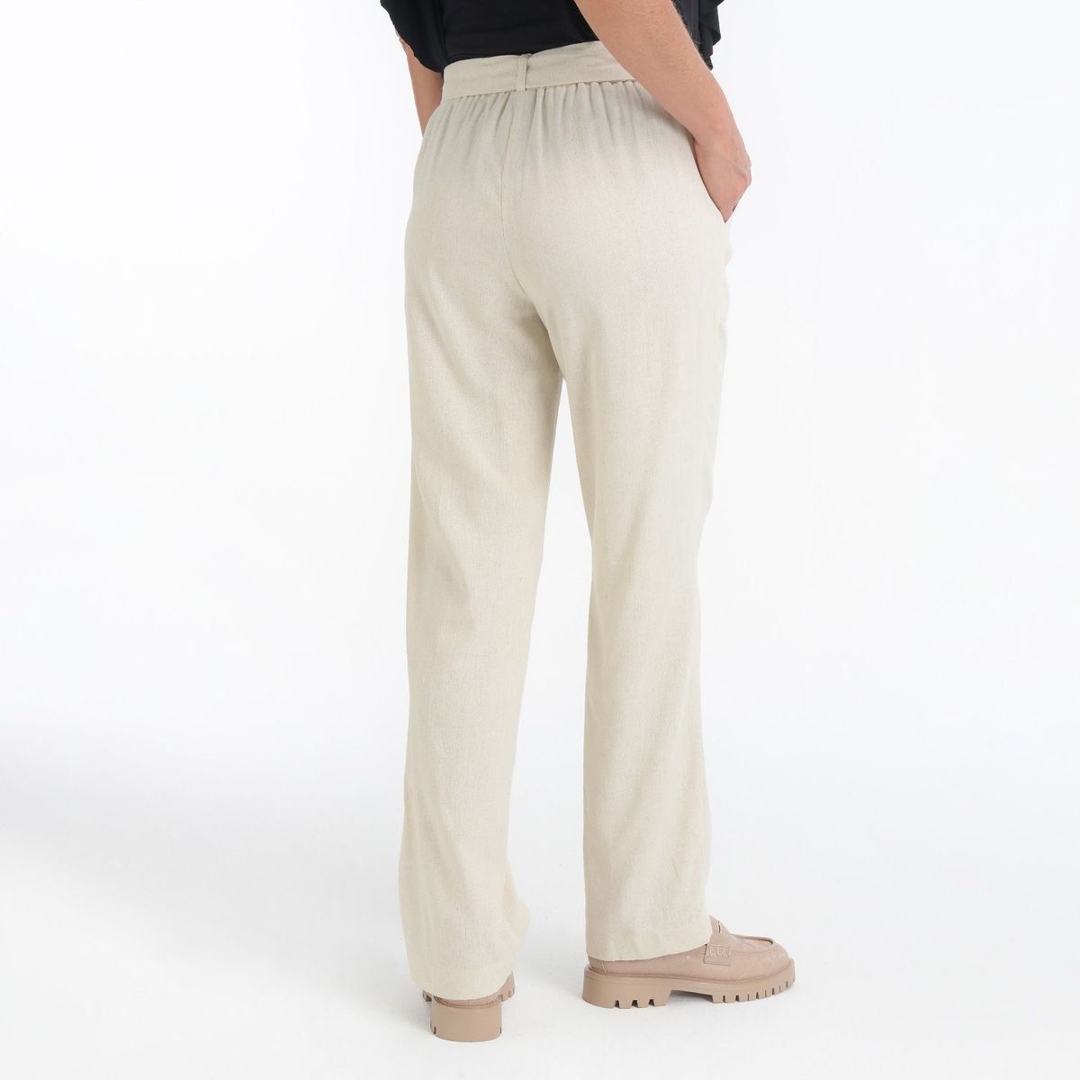 SOUTHLAND - Pantalón Recto para Mujer Tiro medio Southland