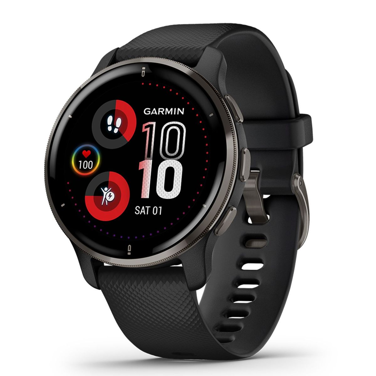 GARMIN - Smartwatch Garmin Venu 2 Plus Negro