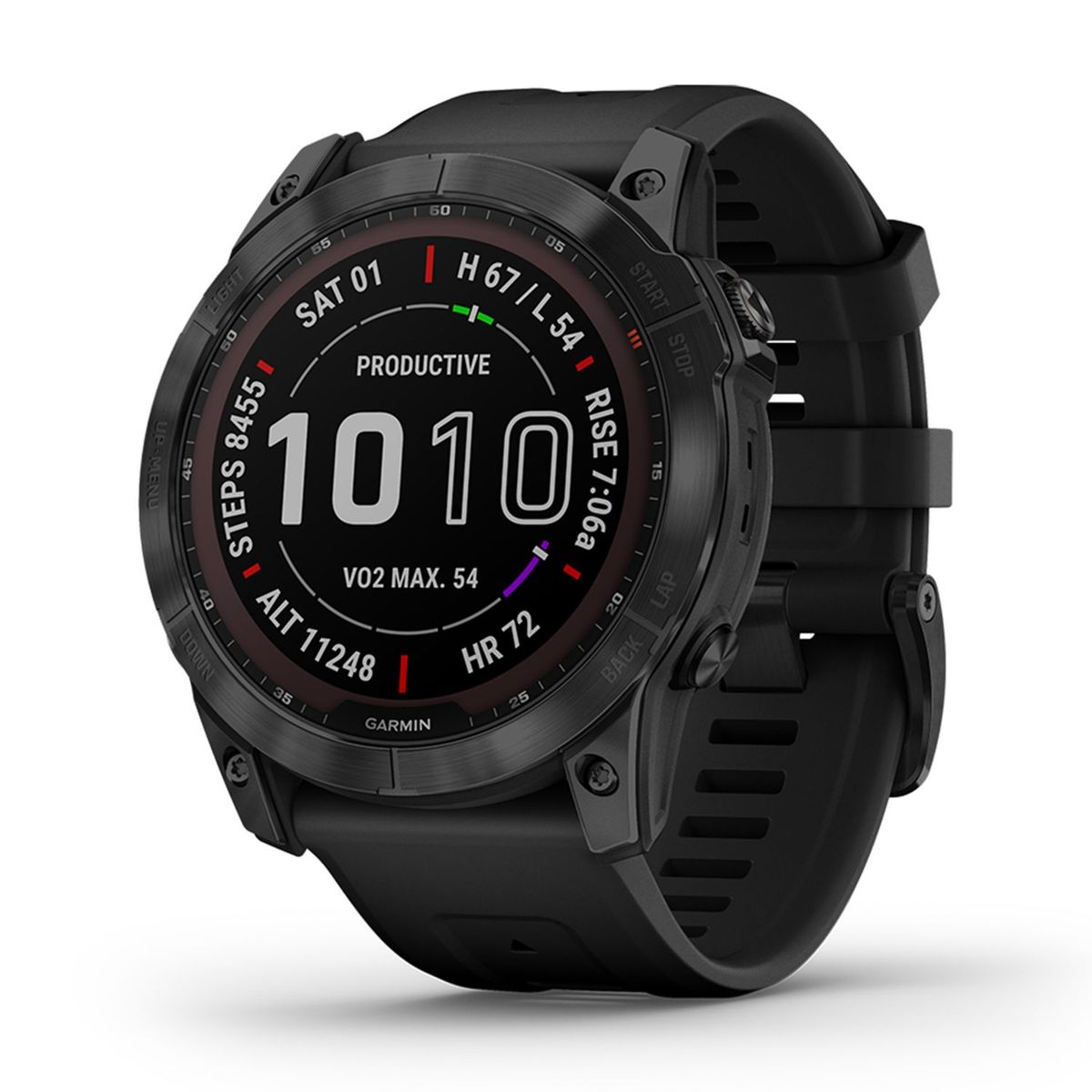 GARMIN - Smartwatch Garmin Fenix 7X Solar Zafiro Negro
