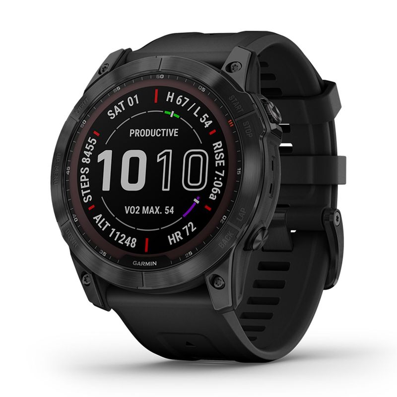 GARMIN - Smartwatch Garmin Fenix 7X Solar Zafiro Negro