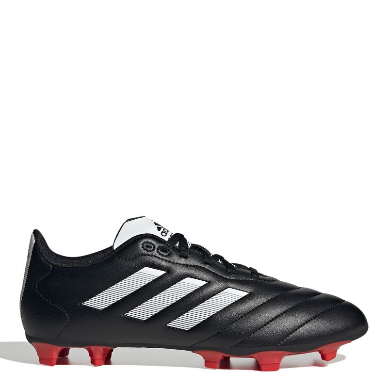ADIDAS - Guayos Adidas Goletto VIII Para Terreno Firme - Suela Con Taches De Caucho. Zapatilla De Fútbol, Color Negro De Hombre Con Cordones