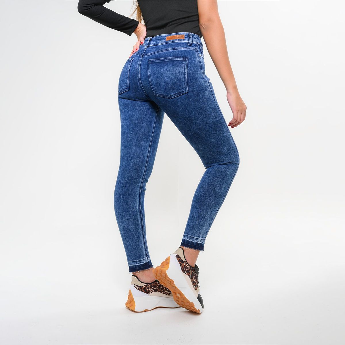 MOSSIMO - Jean Skinny Mujer Tiro alto Mossimo