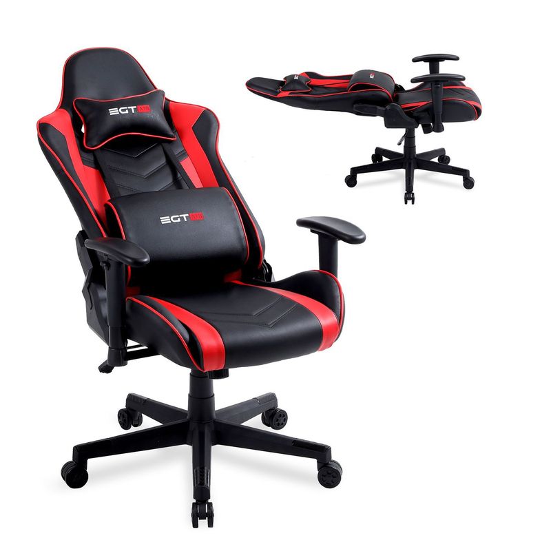 EGTAIR - Silla Gamer Ergonómica Ajustable Reclinable 136 x 55 x 84 Egtair - Mueble
