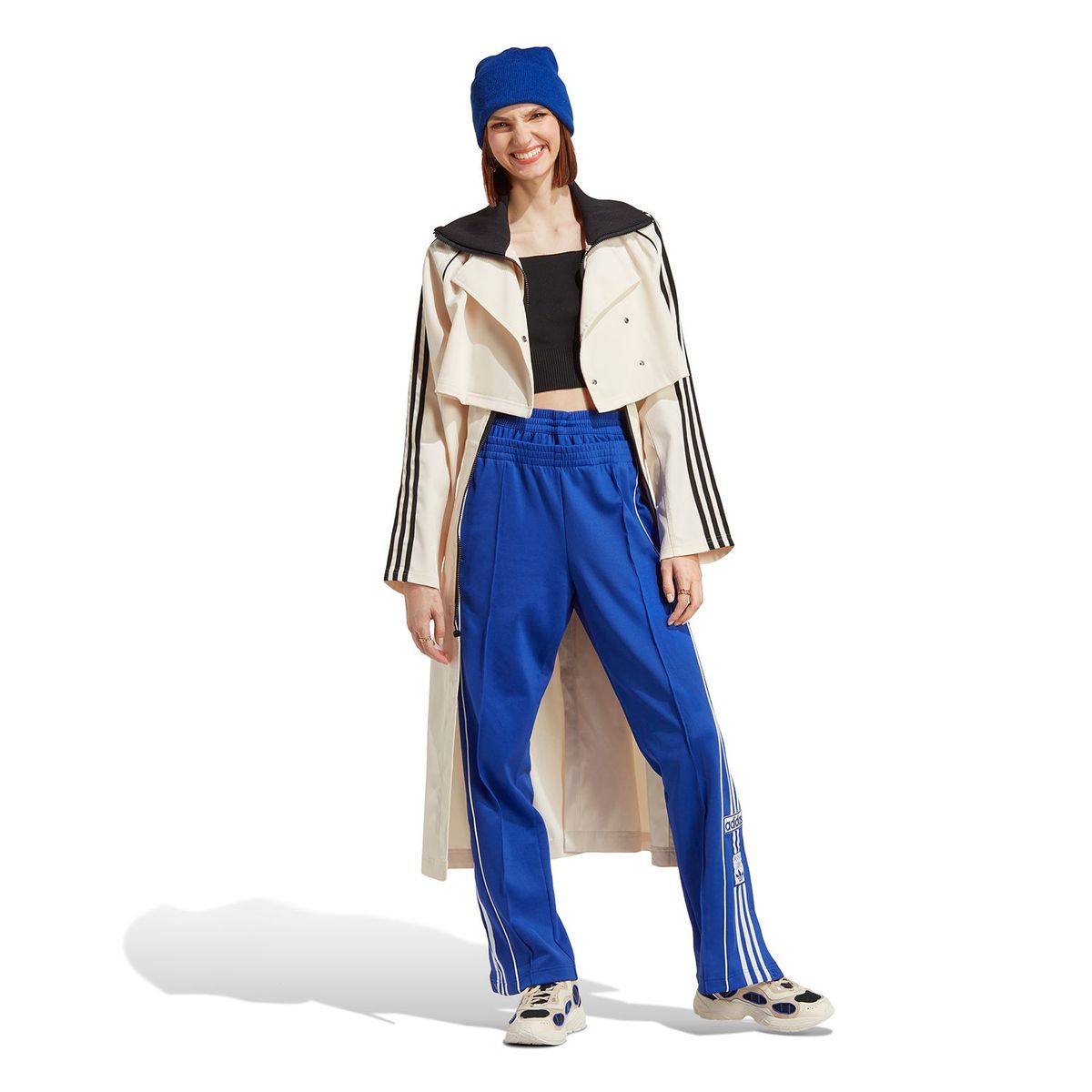 ADIDAS - Pantalón de Sudadera Tiro Medio Oversize Adidas Mujer