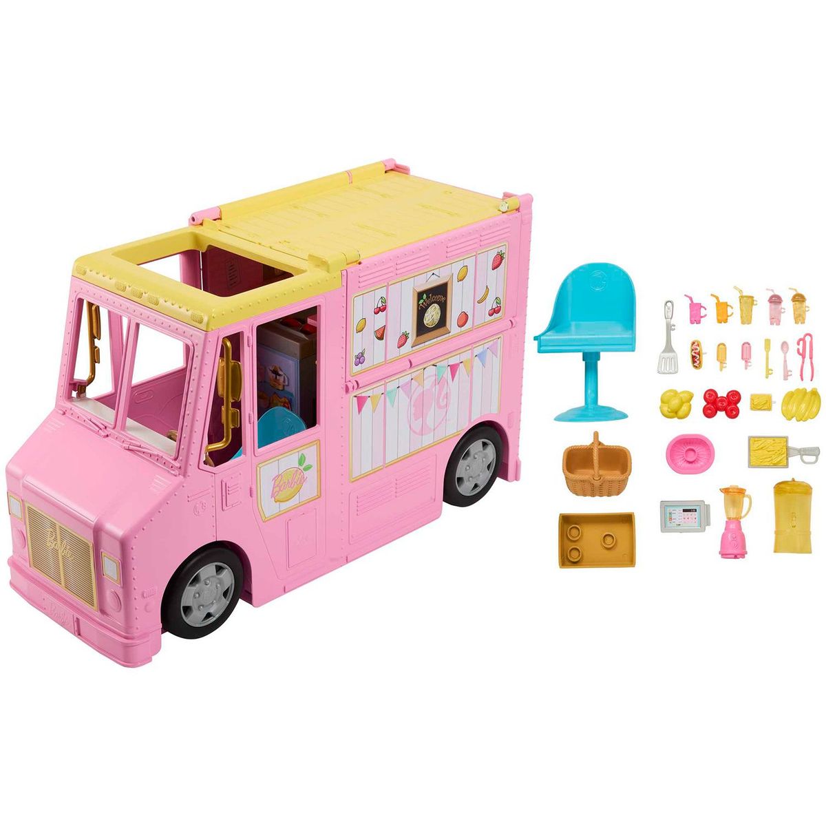 BARBIE - Carro de Barbie: Tienda de limonada