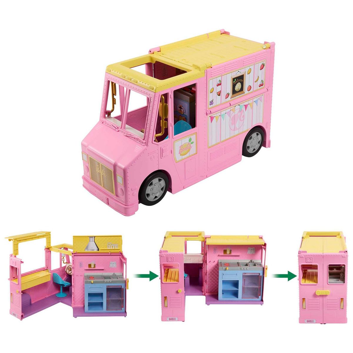 BARBIE - Carro de Barbie: Tienda de limonada