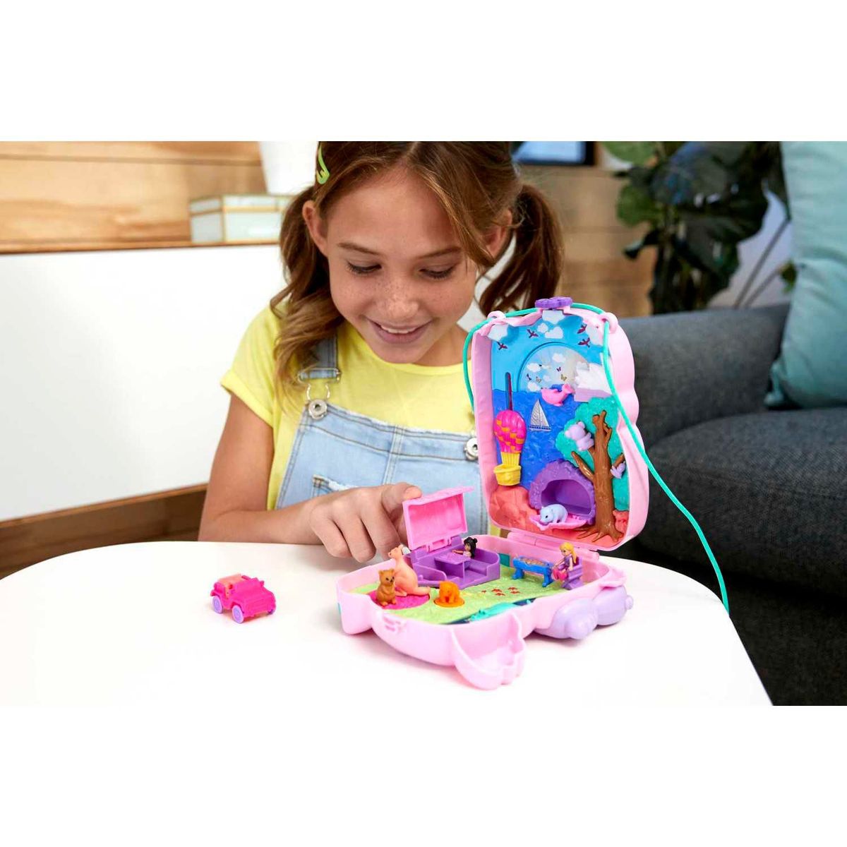 POLLY POCKET - Polly Pocket Muñeca Estuche Bolso Aventuras de Koala