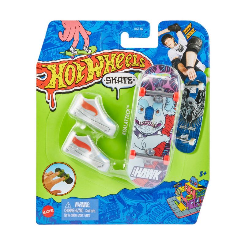 HOT WHEELS - Patineta Hot Wheels: Koala Tony Hawk