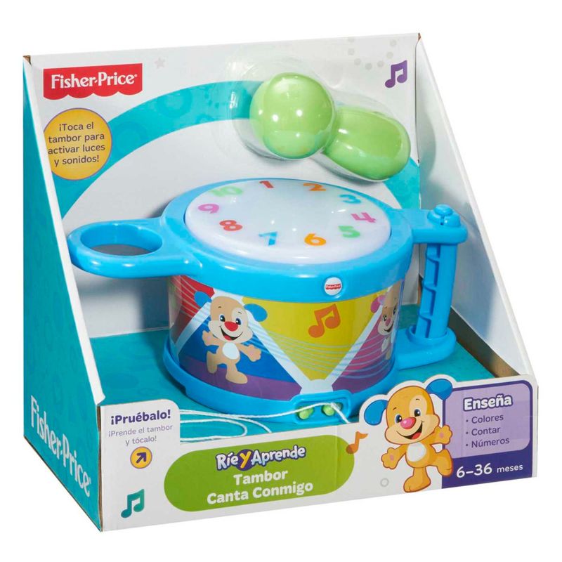 FISHER PRICE - Juguete Fisher Price: Tambor canta conmigo