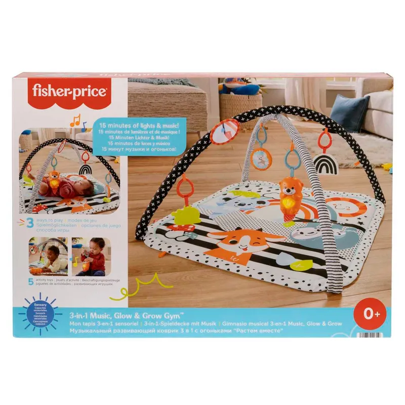 FISHER PRICE - Set de juego Fisher Price: Gimnasio 3 EN 1