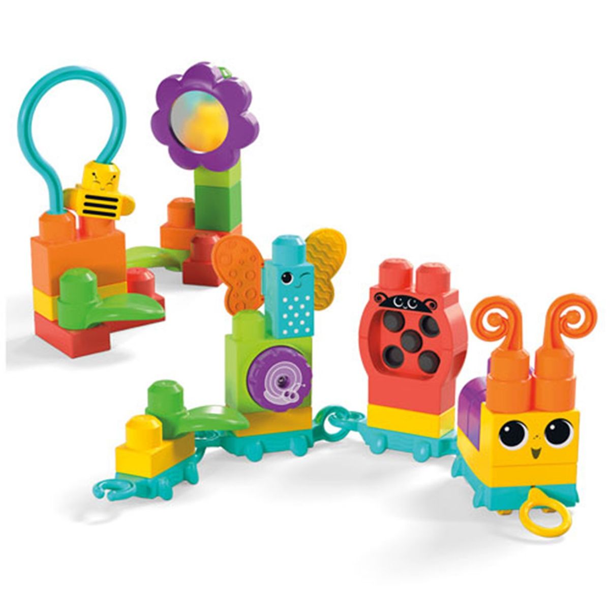  - Megablocks Juguete para Construir Oruguita Bailadora