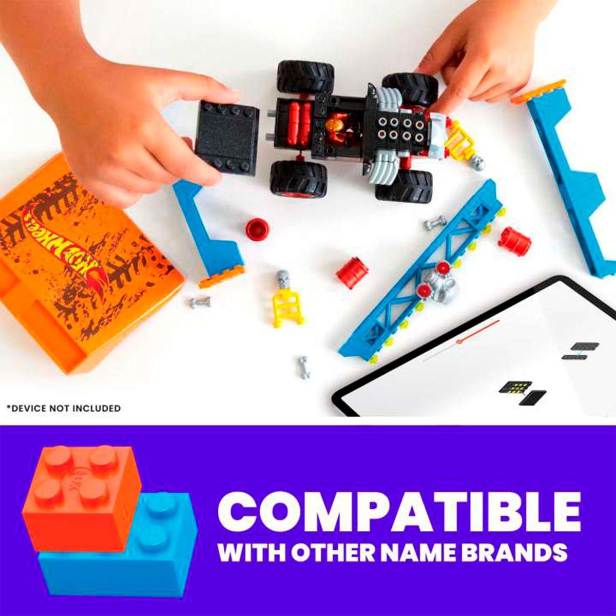  - MEGA Hot Wheels Juguete de Construcción Bone Shaker Crush