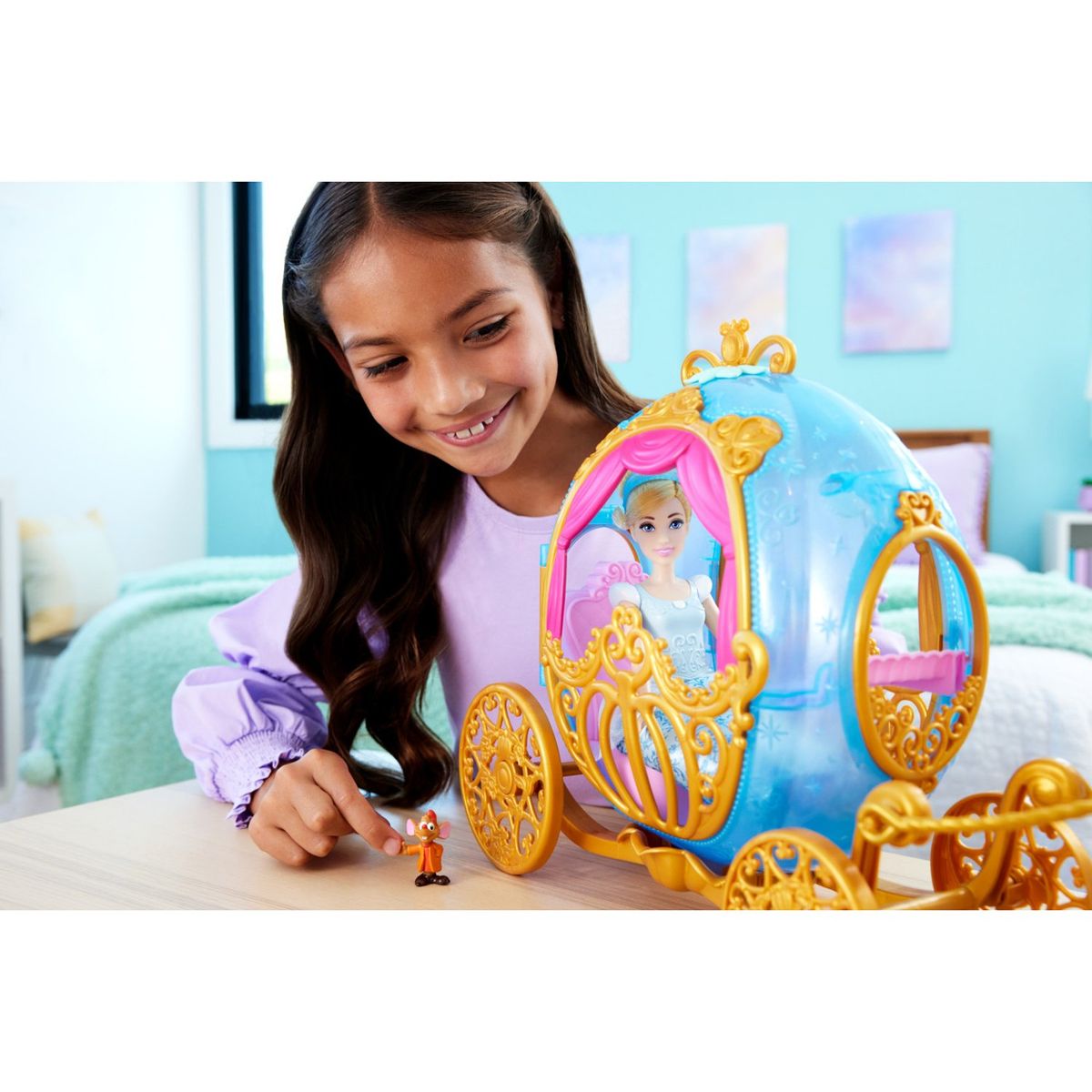 DISNEY PRINCESS - Disney Princesa Set de Juego Carruaje Mágico de Cenicienta