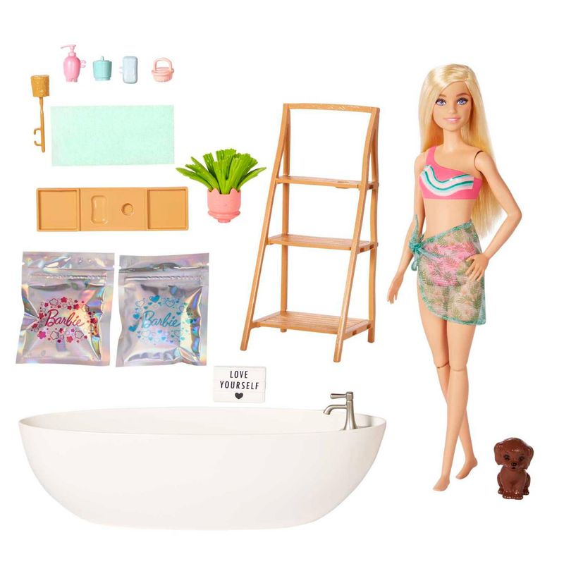 BARBIE - Muñeca Barbie: Baño de burbujas