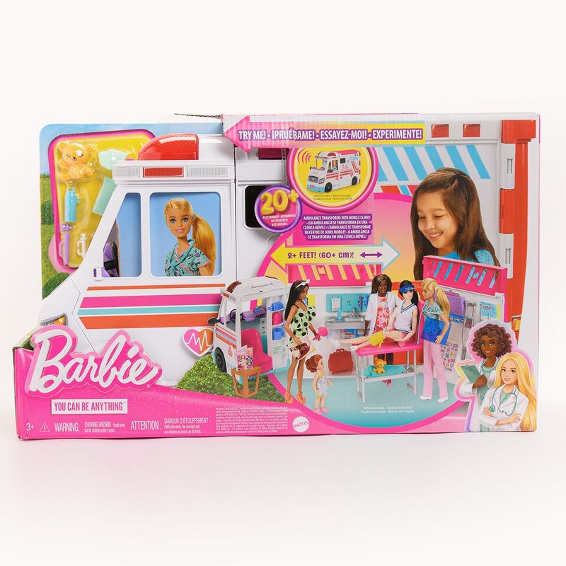 Juguetes Hospital De La Barbie Carro De Barbie: Ambulancia BARBIE