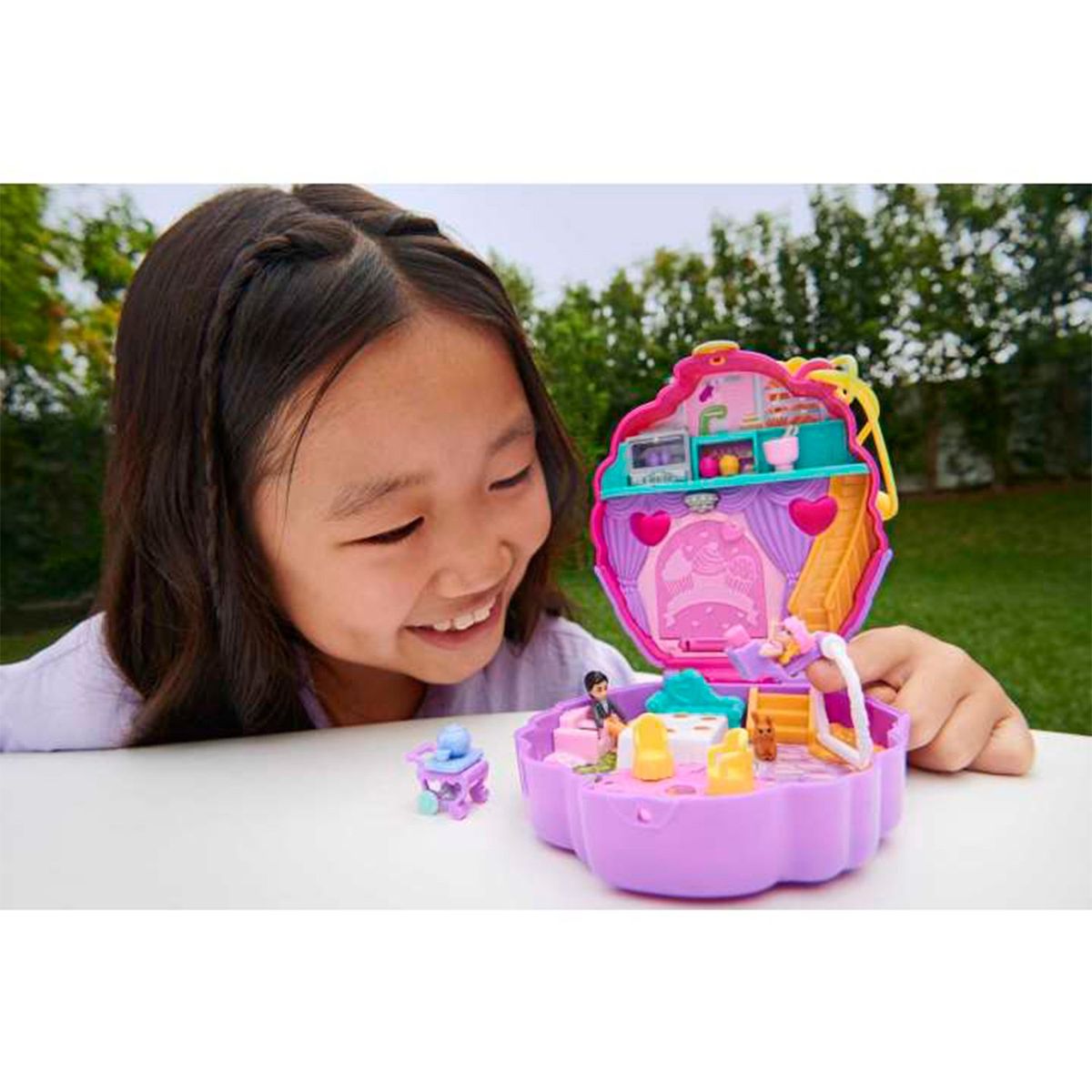 POLLY POCKET - Polly Pocket Set de Juego Compacto Pastelería de Cupcakes