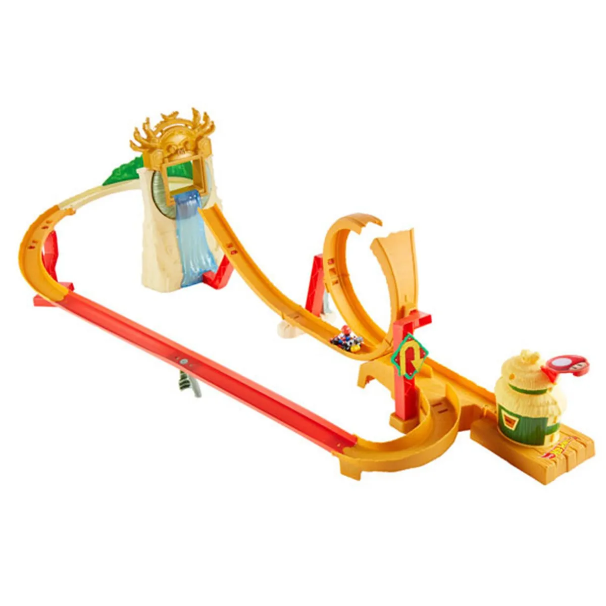 HOT WHEELS - Hot Wheels Mario Kart Pista de carros Carrera en la Selva
